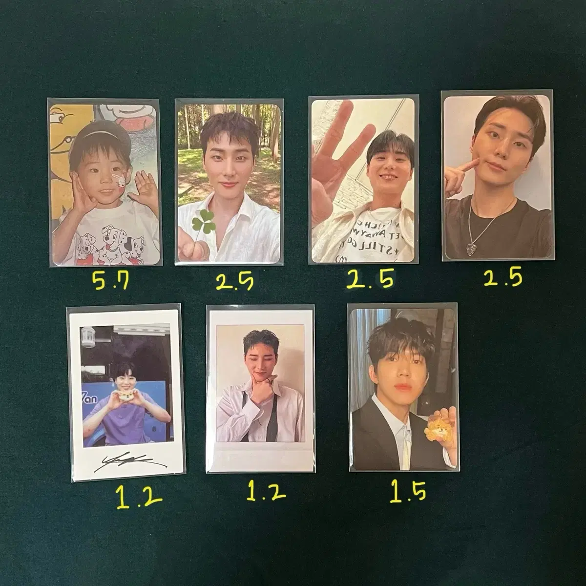 Day 6 Young K photocard unreleased photocard AdmissionPhotocard