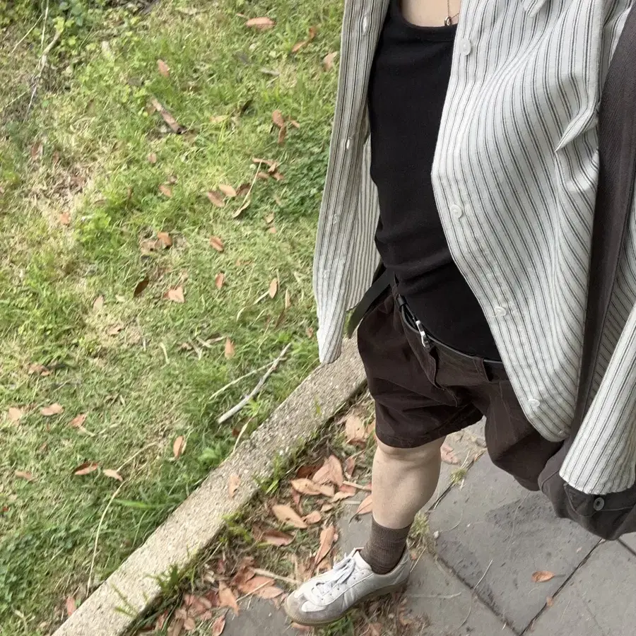 아트이프액츠 Washed Chino Short Old Brown S사이즈