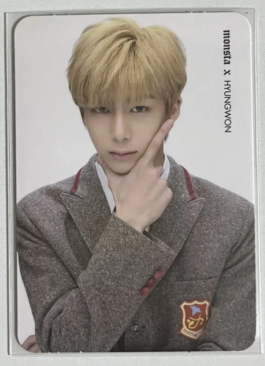 Monsta X hyungwon Rush Photocard