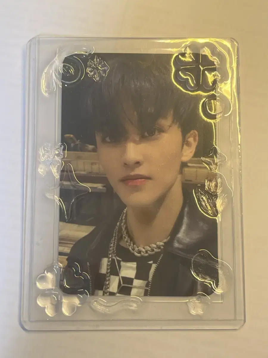 nct mark flavor keyring photocard poka