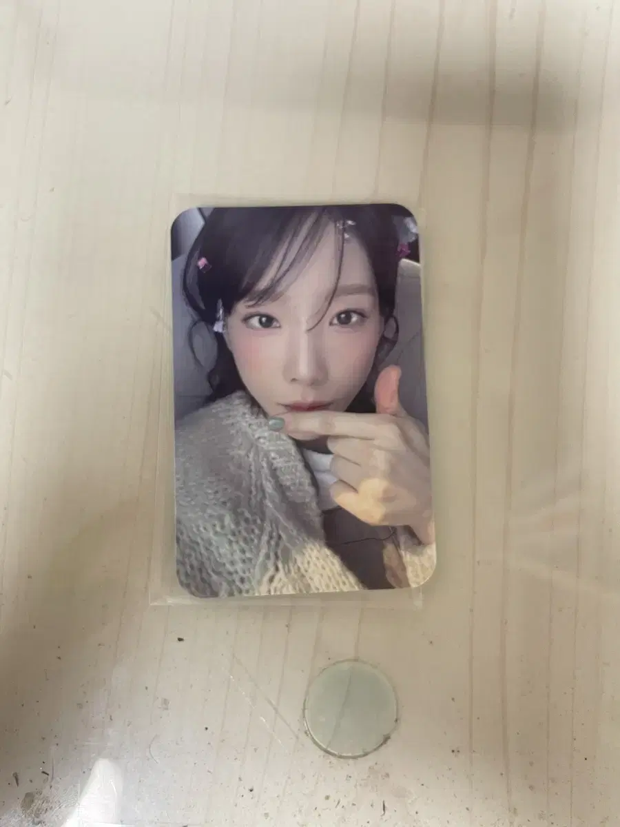 girls generation taeyeon birthday photocard wts