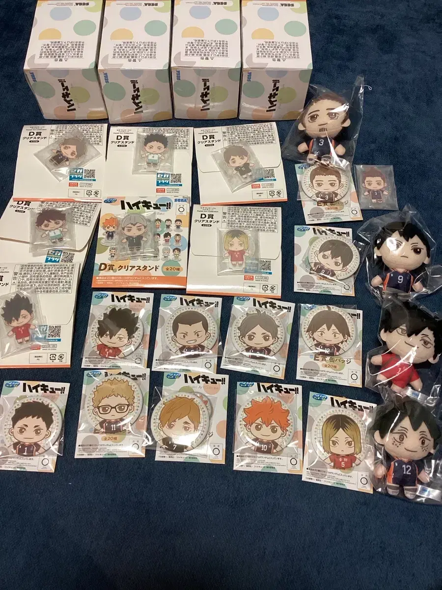 Haikyuu Sega Kuji B Prize E Prize D Prize acrylic doll Canbaji Nui