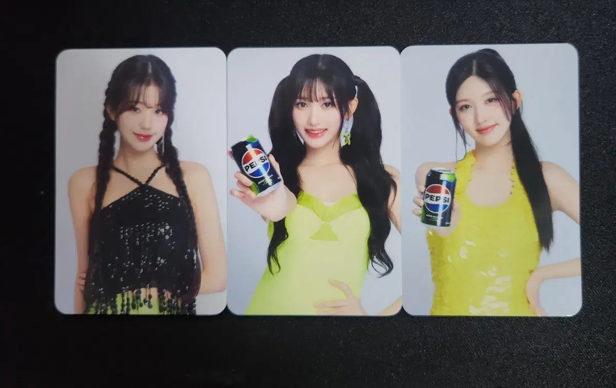 Half-priced Delivery)Ive Pepsi Zero Photo Card Goods jang wonyoung leeseo Gaeul