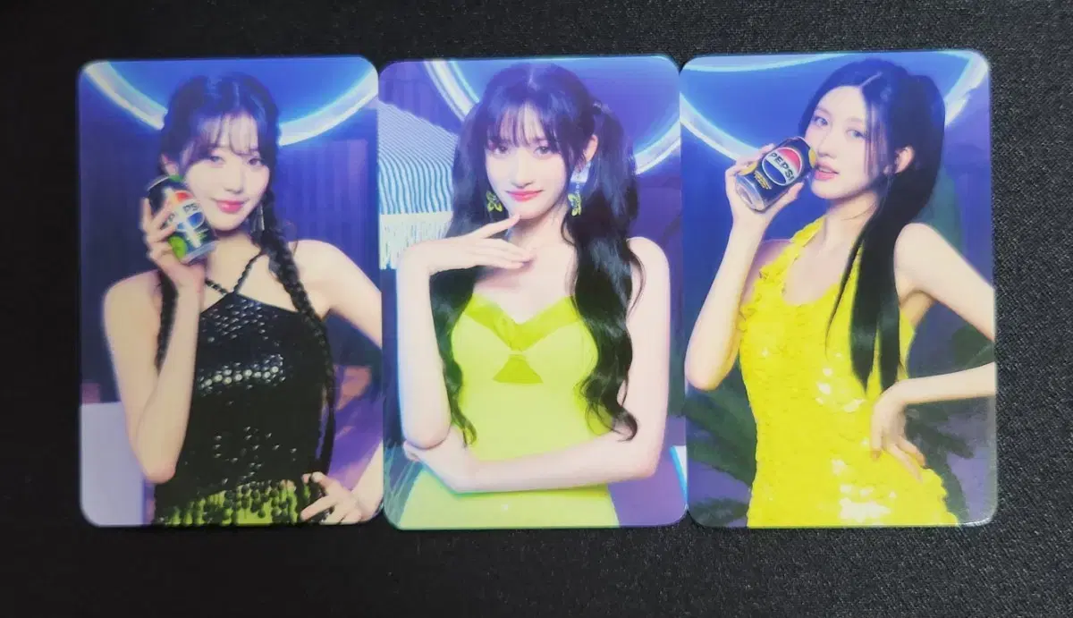 Half-priced Delivery)Ive Pepsi Zero Photo Card Goods jang wonyoung leeseo Gaeul