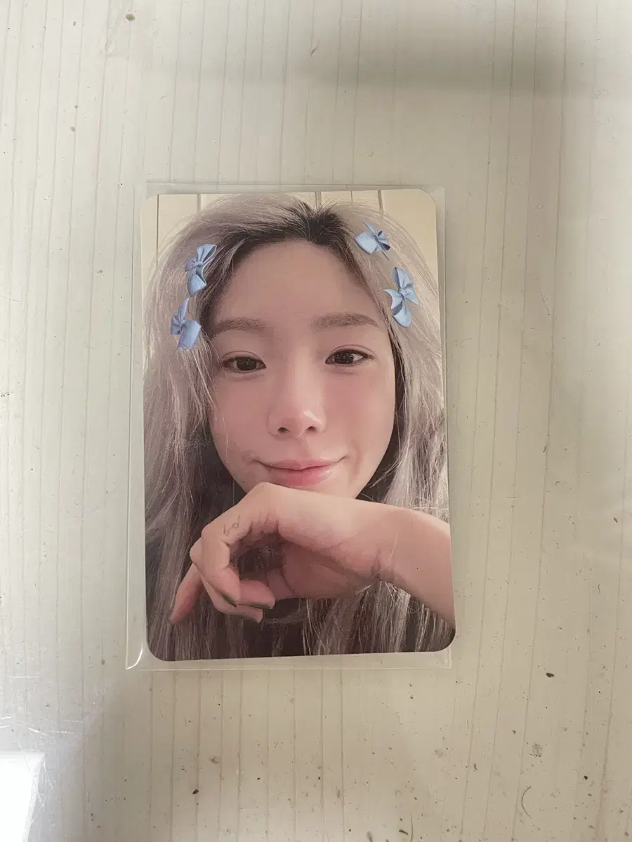 Girls Generation taeyeon INVU Inbu Ribbon Tang photocard WTS