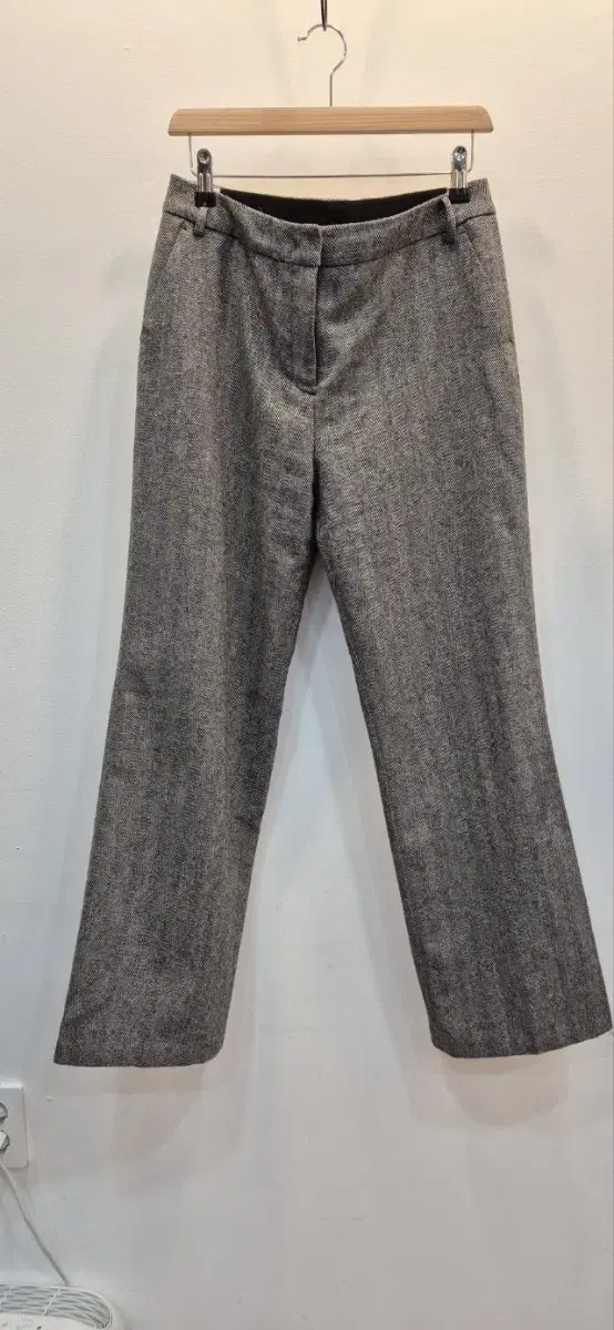 77 Italian herringbone wool pants