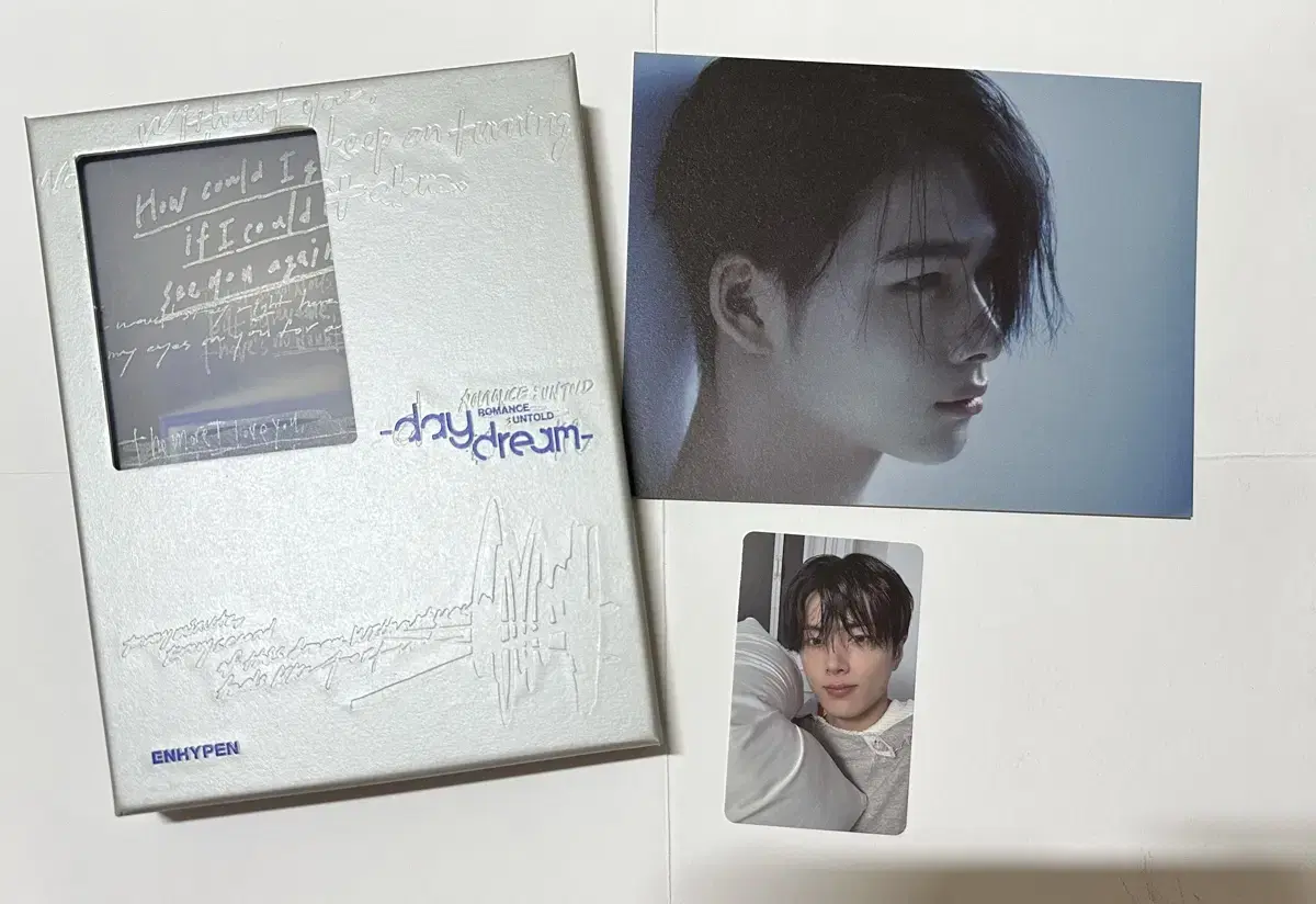 Enhypen Romantold Dey Dream bloo eye unsealed album with 1 photocard