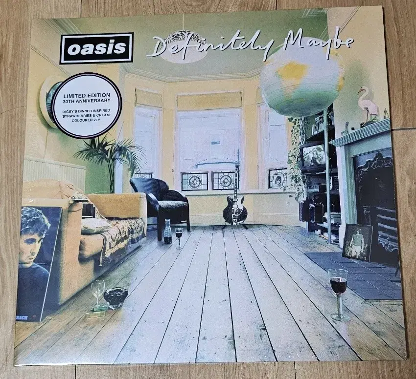 오아시스 definitely maybe 30주년 컬러 lp 판매