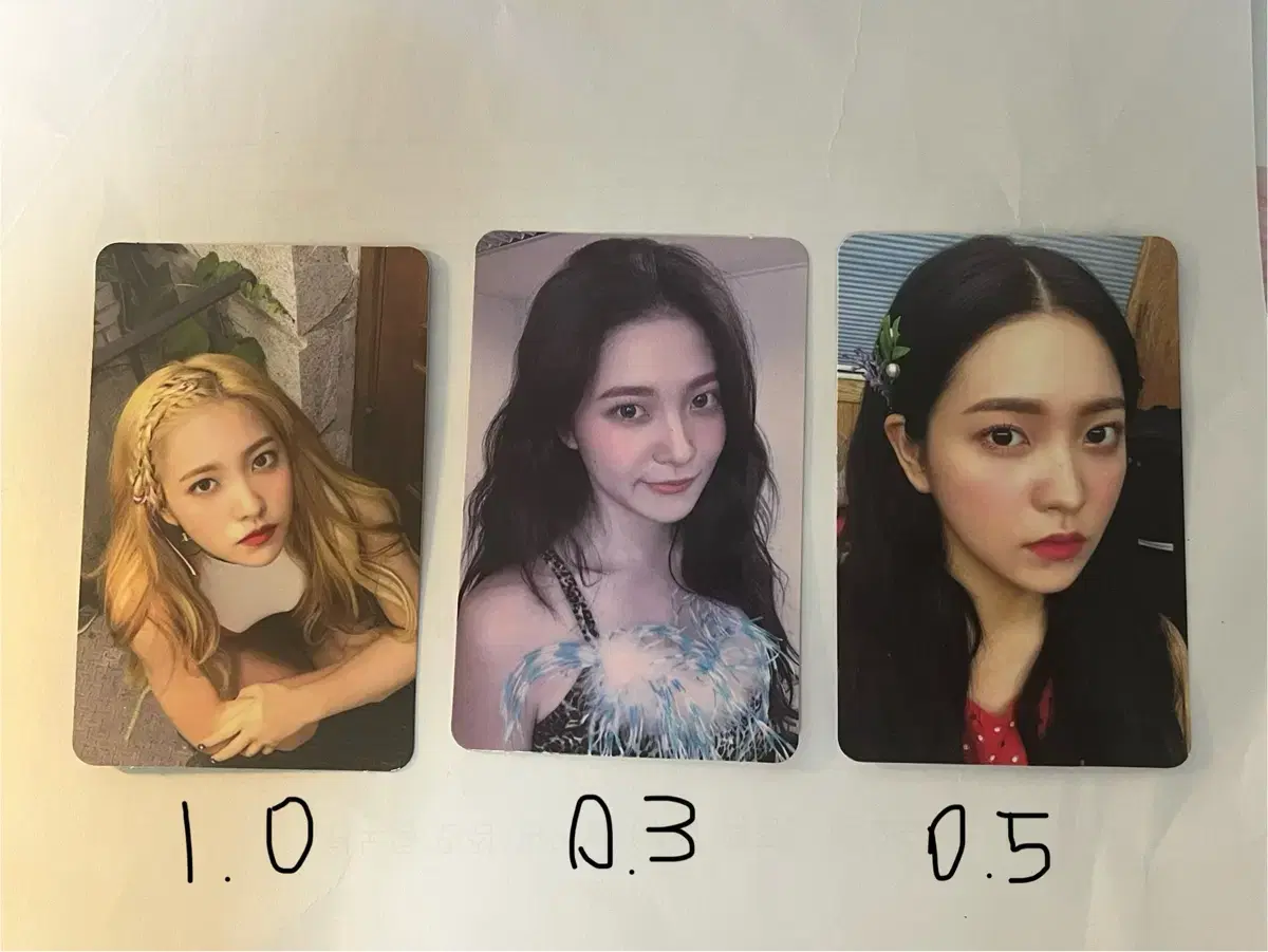 Red Velvet yeri photocard photocard red flavored jimsalavim powerup