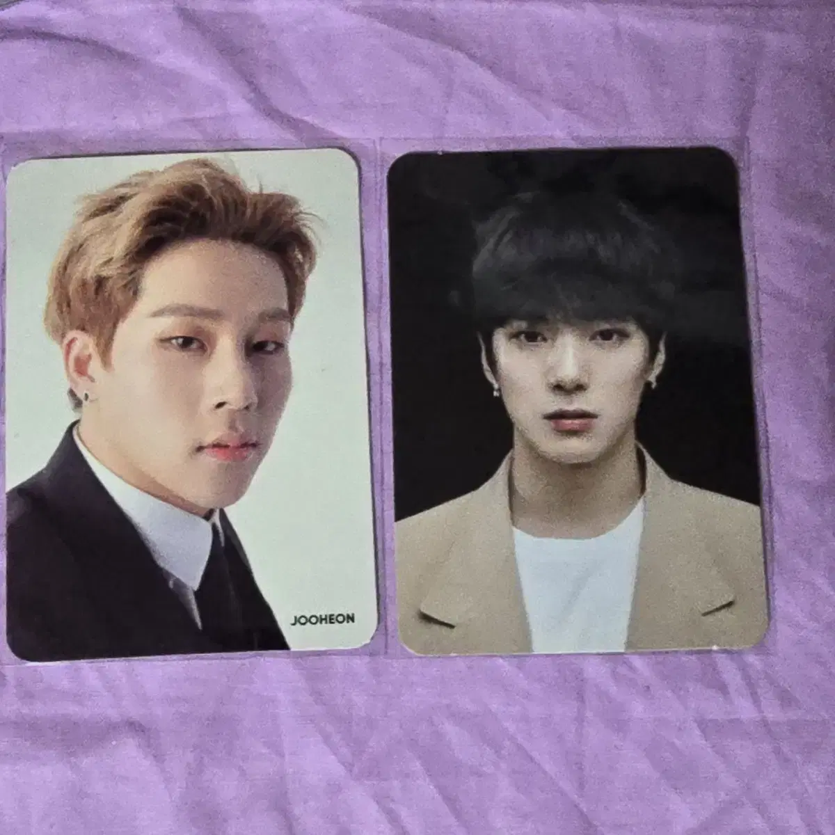 Monsta x jooheon minhyuk binder photocard Per