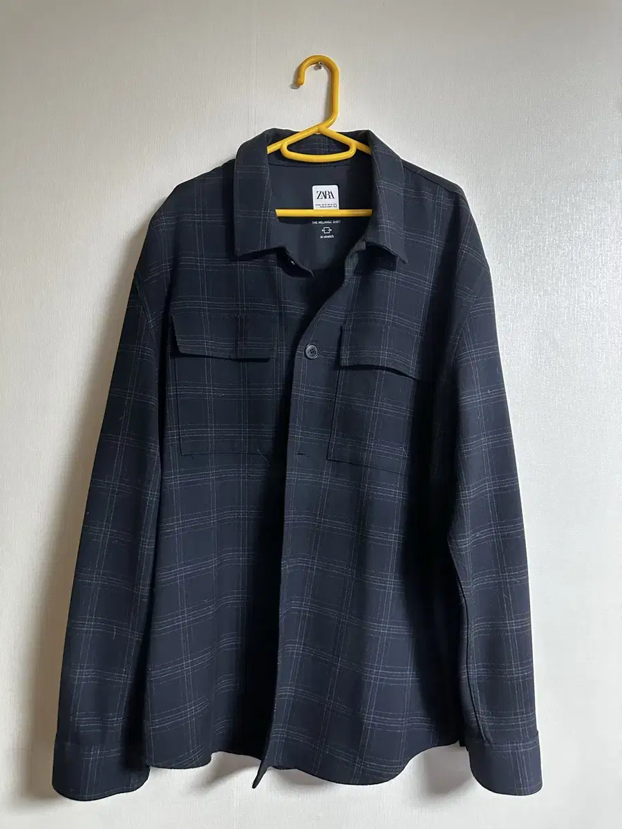 Zara Bi-Stretch Check Shirt XL