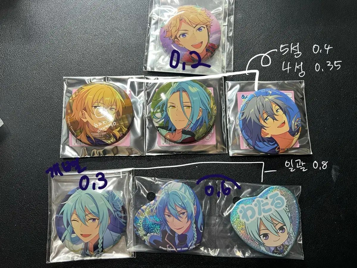 Angsta Scout Theme First Lottery Can Badge Arashi Kaoru Himeru ni-ki Wataru