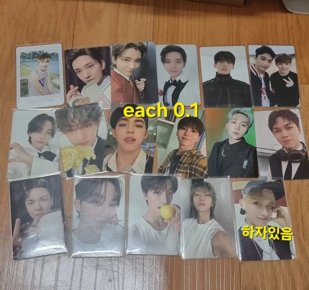 Seventeen photocard wts Koops jeonghan Shua dk seungkwan dino the8 vernon Photocard