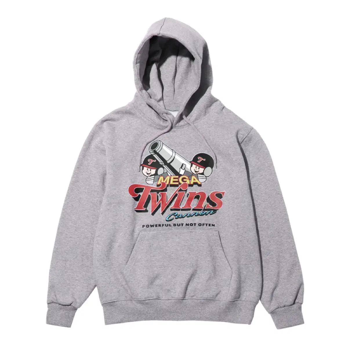 XXL)Fasteners LG Twins Mega Twins Hoodie Gray