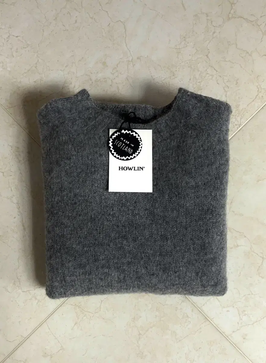 [M] Howlin BIRTH OF THE COOL KNIT Med Grey