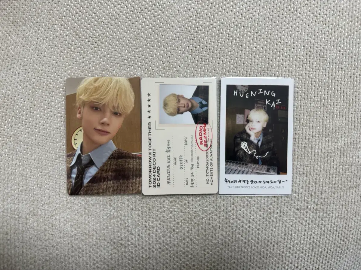 2024 Deco Kit hueningkai photocard full set WTS