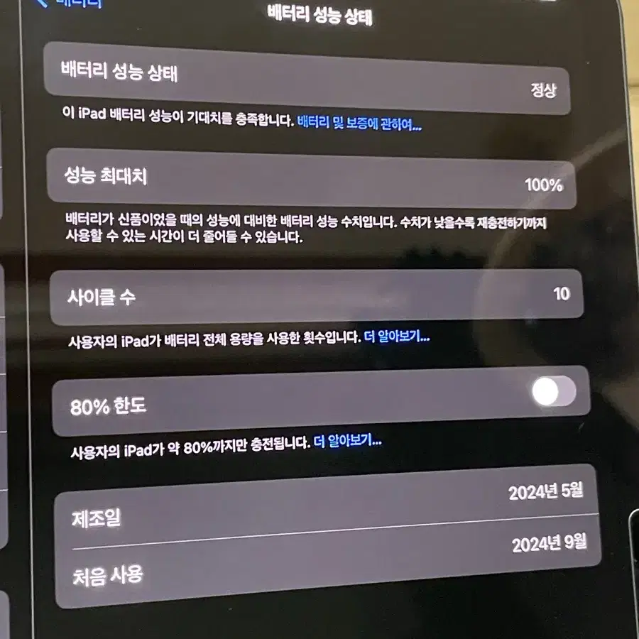 아이패드 프로11 m4 256g 와이파이+셀룰러