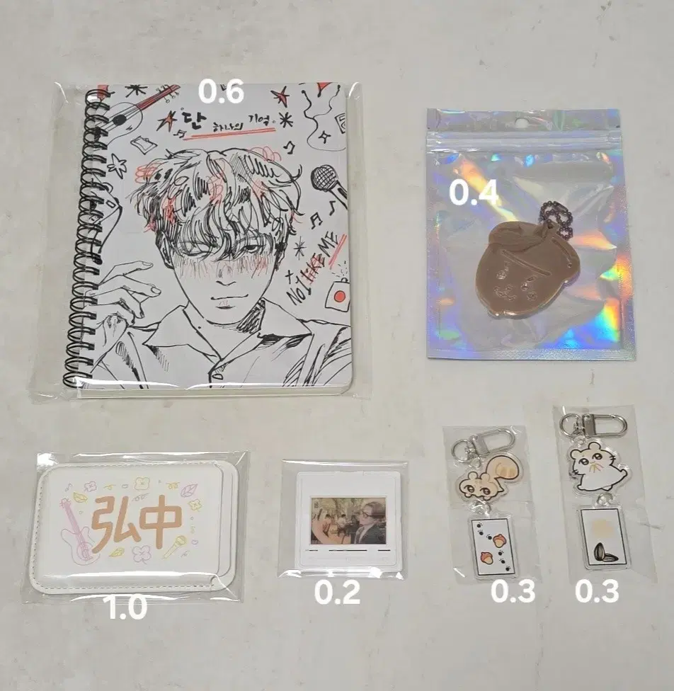 ateez hongjoong sankha unofficial goods wts keyring maxsafe note mountfilm