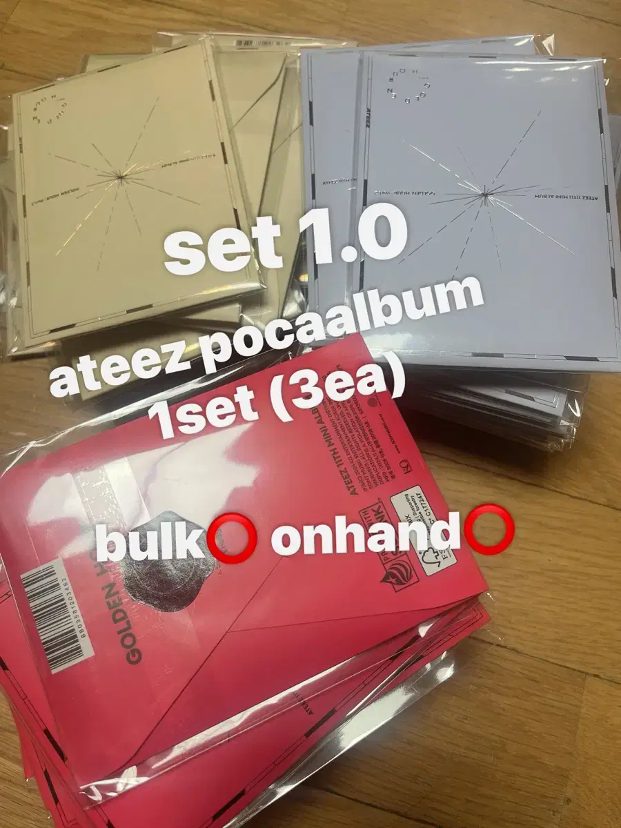 (현물/바로배송)ateez Golden Hour Part 2 sealed album WTS