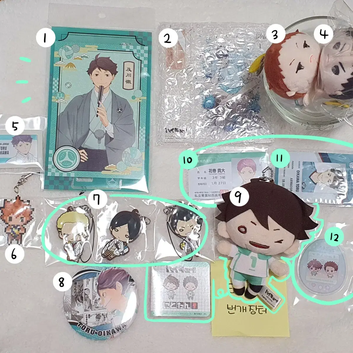 Haikyuu oikawa zuu formula, unofficial goods dispose (hinata is there)