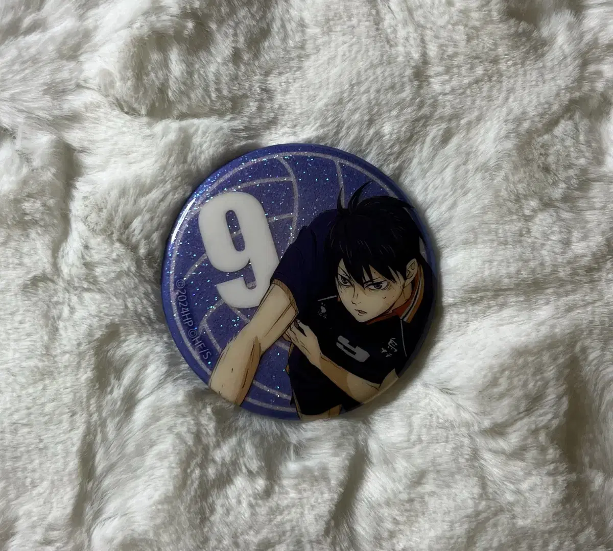 Haikyuu The Modern pop up Glitter Can Badge Tobio Kageyama