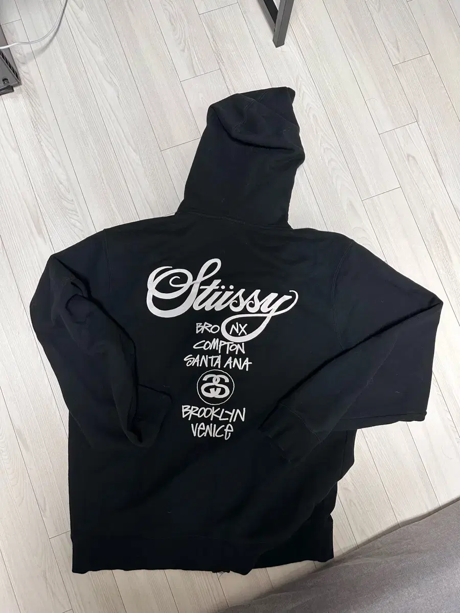 Stussy worldtour Hooded Zip Up XL 2021