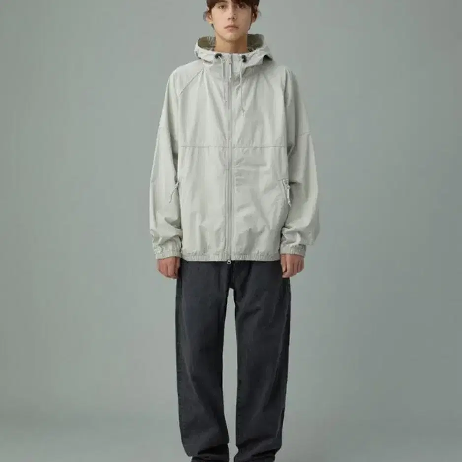 Khakis 카키스 바람막이 light grey