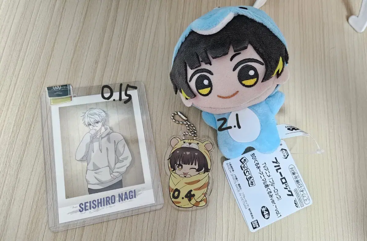 BLUELOCK Goods Nui keyring Jiryu Bachira Nagi