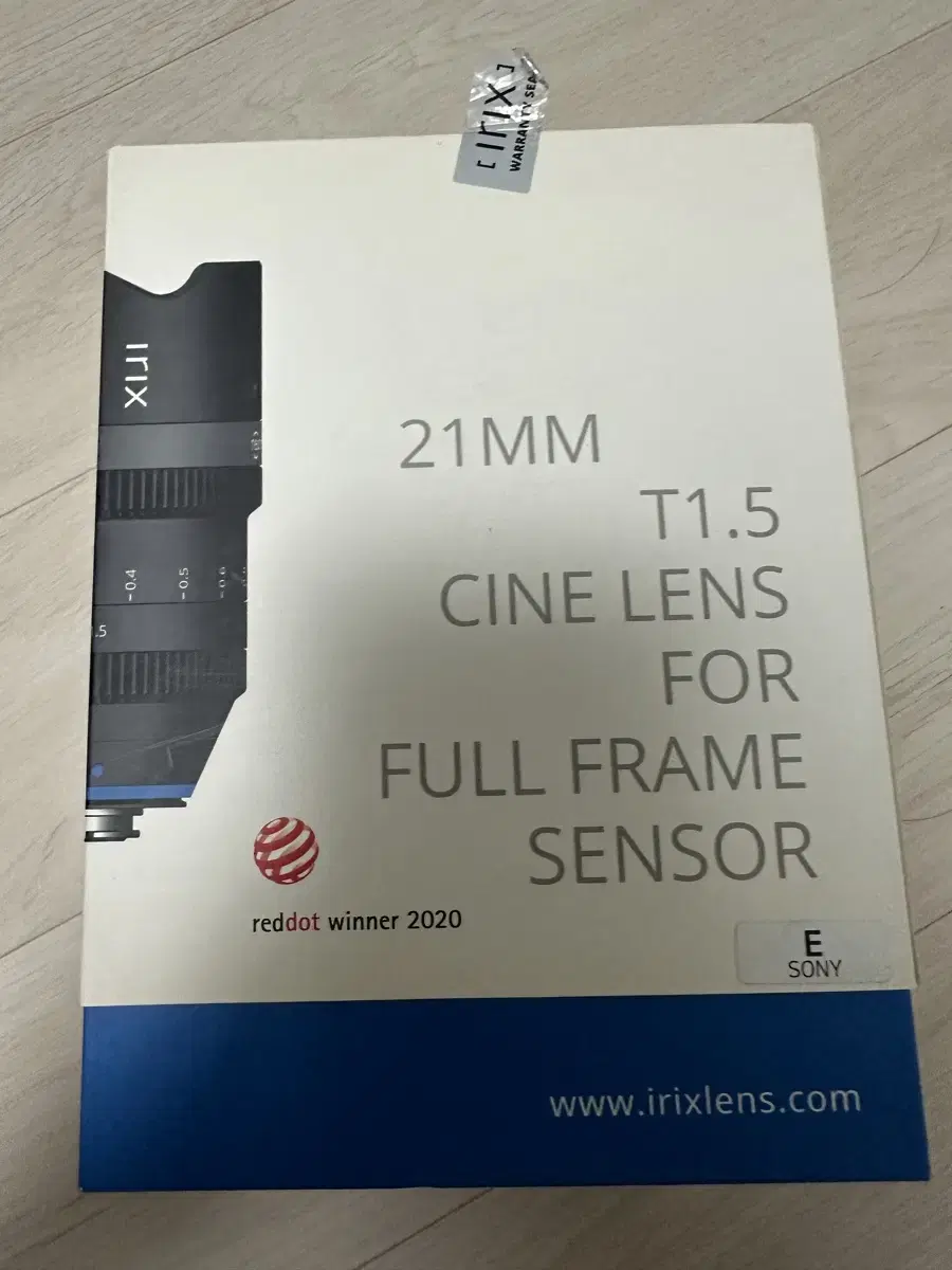 Irix cine 21mm t 1.5 sony 렌즈 미개봉 새제품