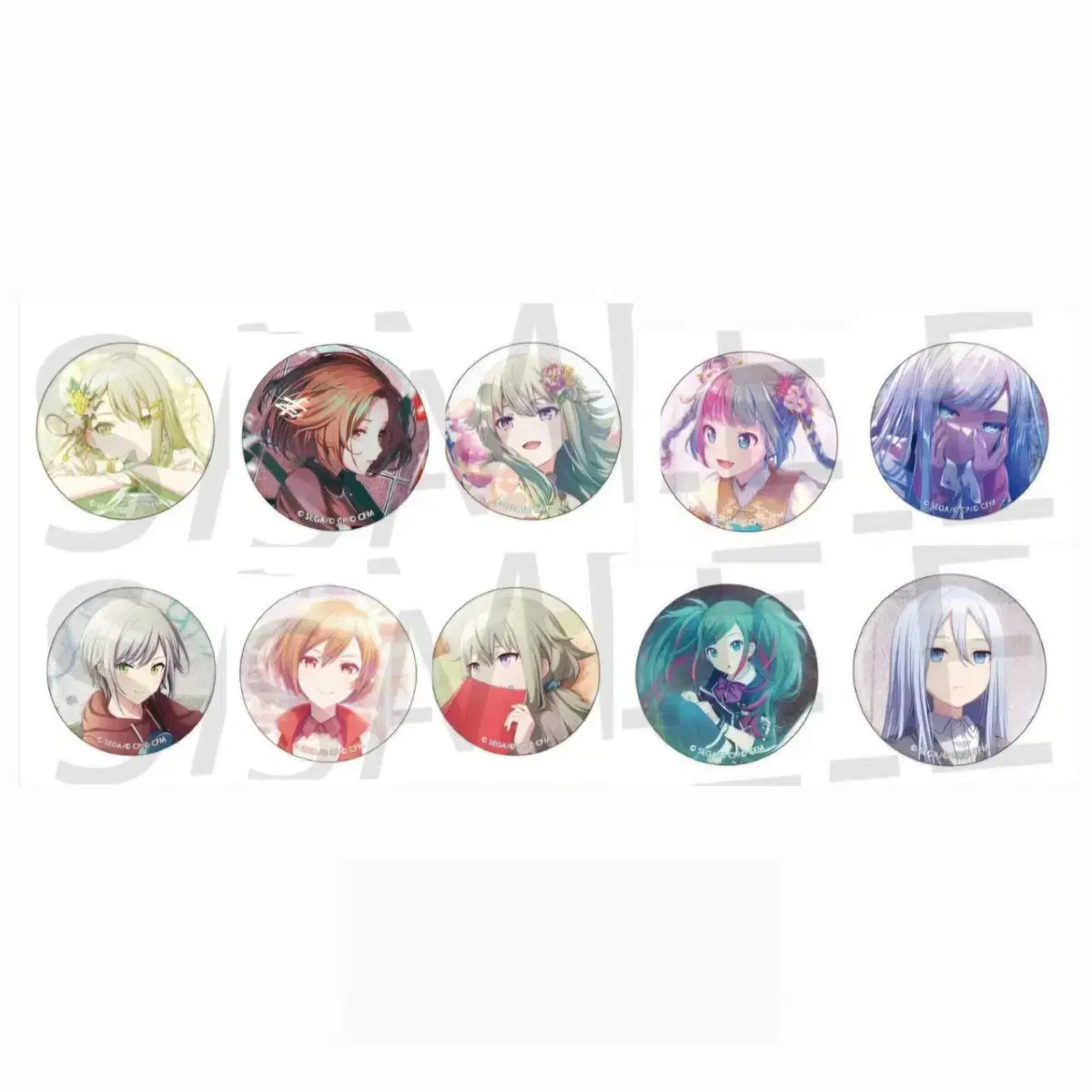 Pseudo 2.5 Anniversary 3rd Anniversary Pescanbadge Kanade Nene Miku Shiho Meiko