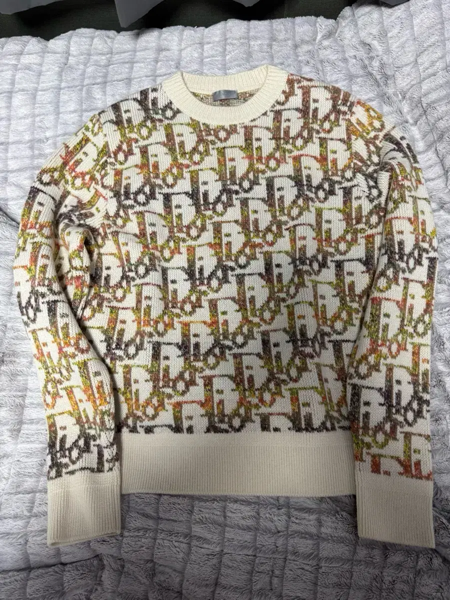 Genuine) Dior Oblique Rainbow Knit