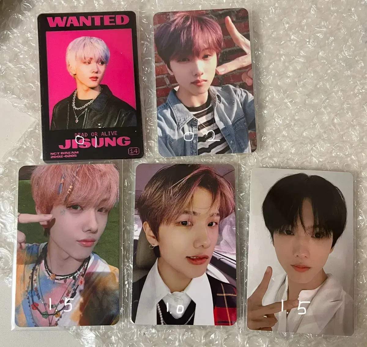 NCT Dream jisung Hello Future kihno Dream Show Movie Flavor Jewel photocard WTS