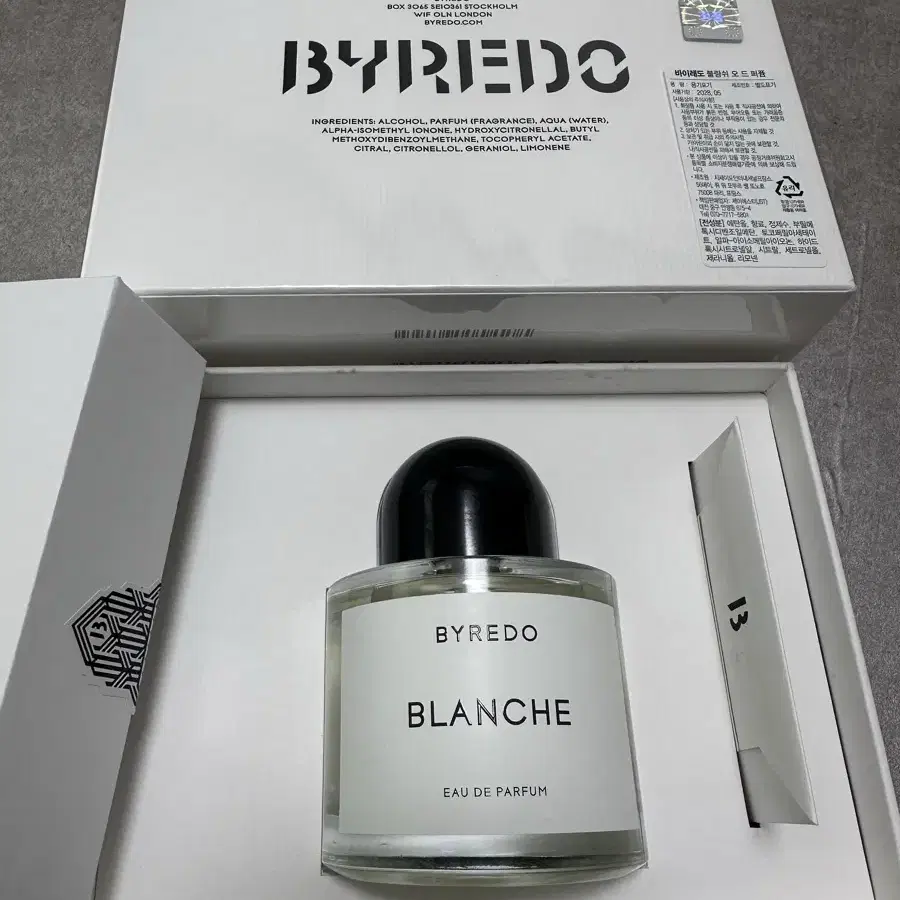 정품) 바이레도 블랑쉬 EDP 100ml  새상품