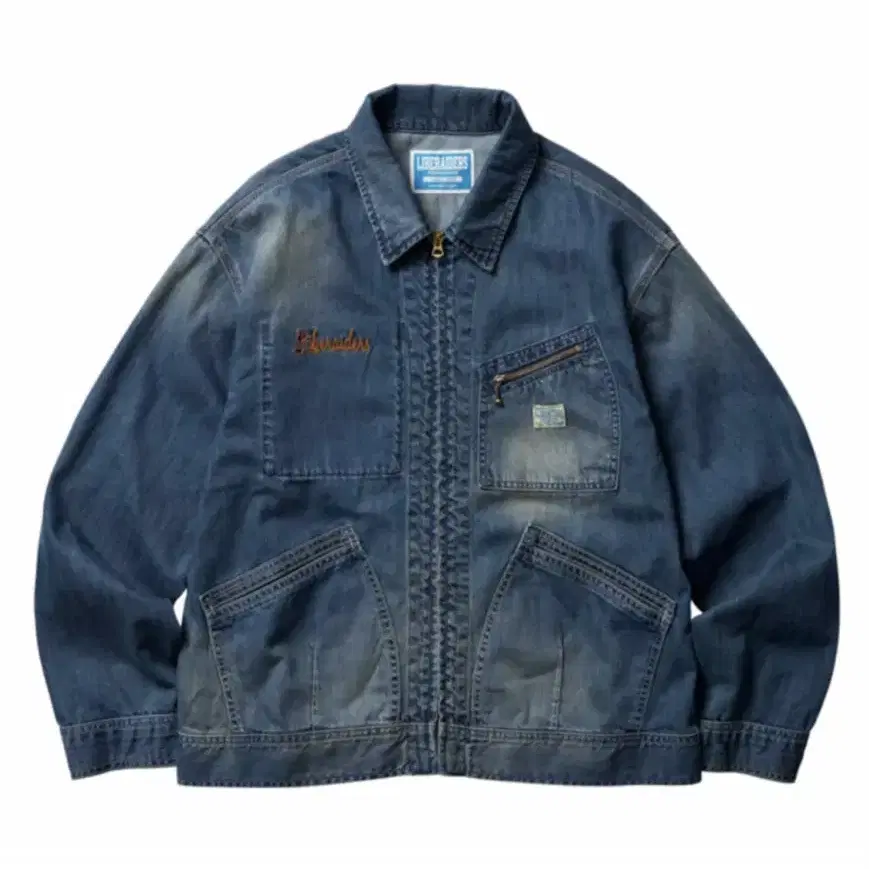 Liberaiders ZIP FRONT DENIM JACKET