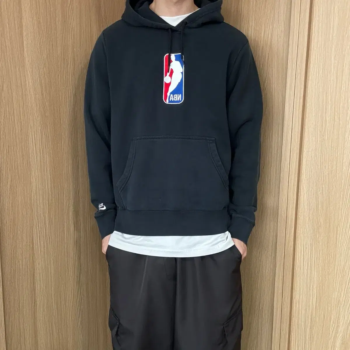 만원샵 나이키 NBA 자수 오버핏 후드티 XL