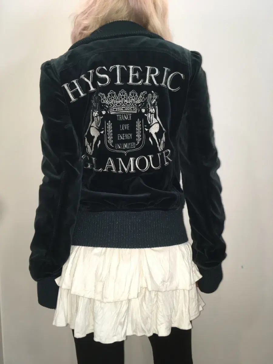 Hysteric glamour 히스테릭 글래머 블루그린 자켓