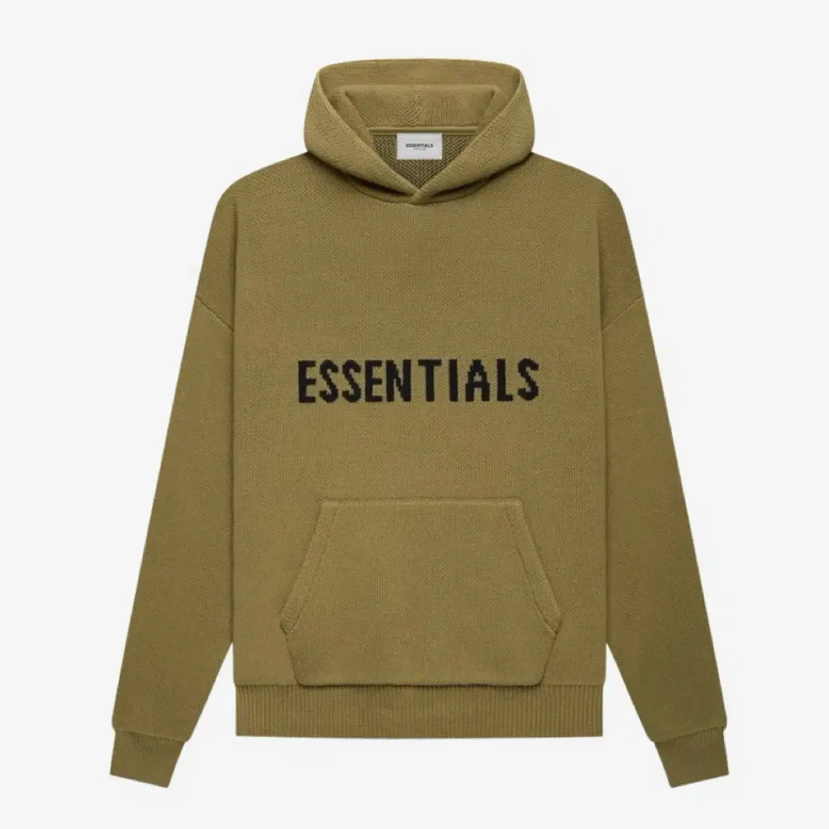 Essentials 에센셜 니트 풀오버 후드 앰버 - 21FW XL