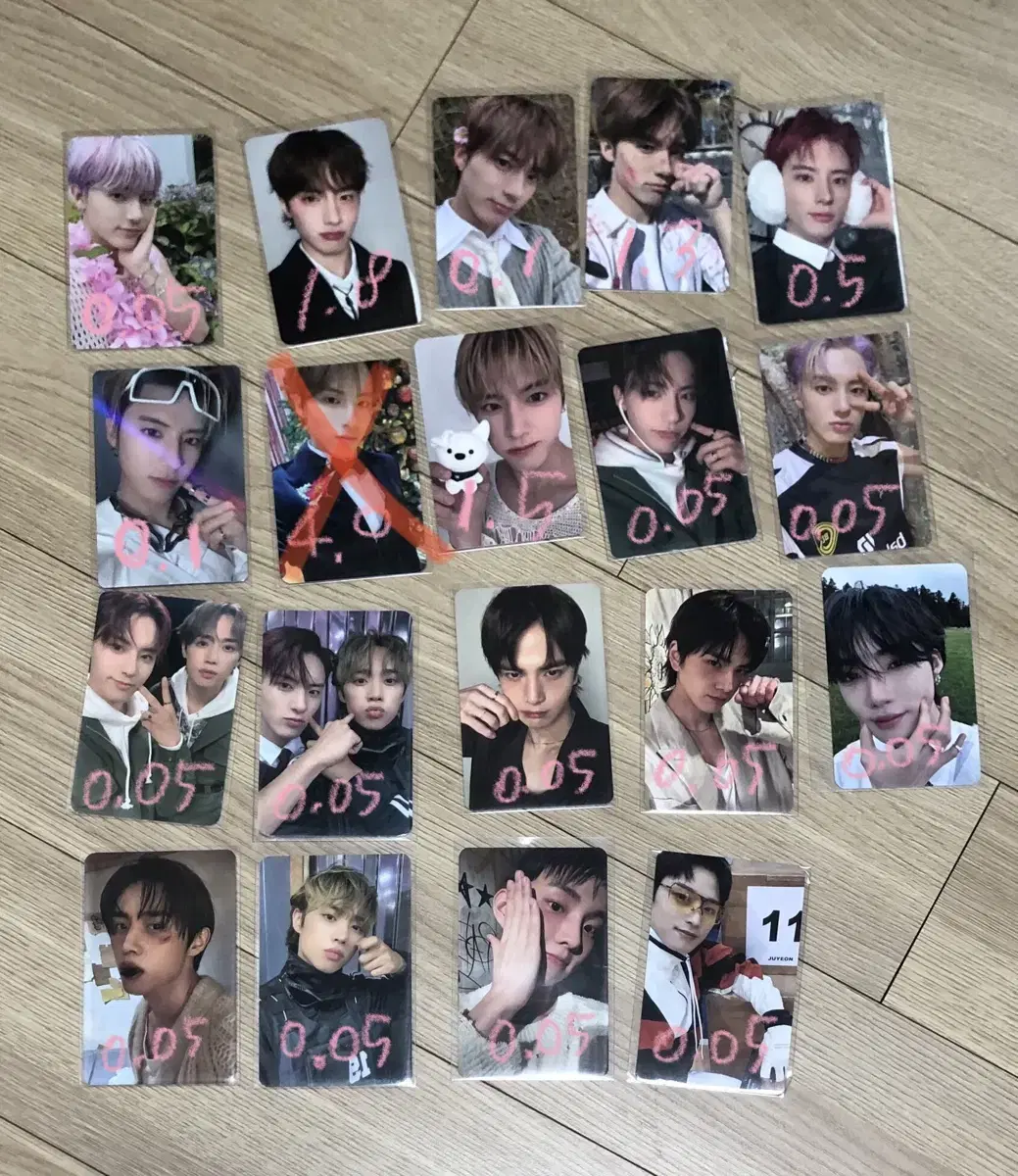 The Boyz eric younghoon hyunjae new q juyeon sunwoo sangyeon Grades photocard WTS