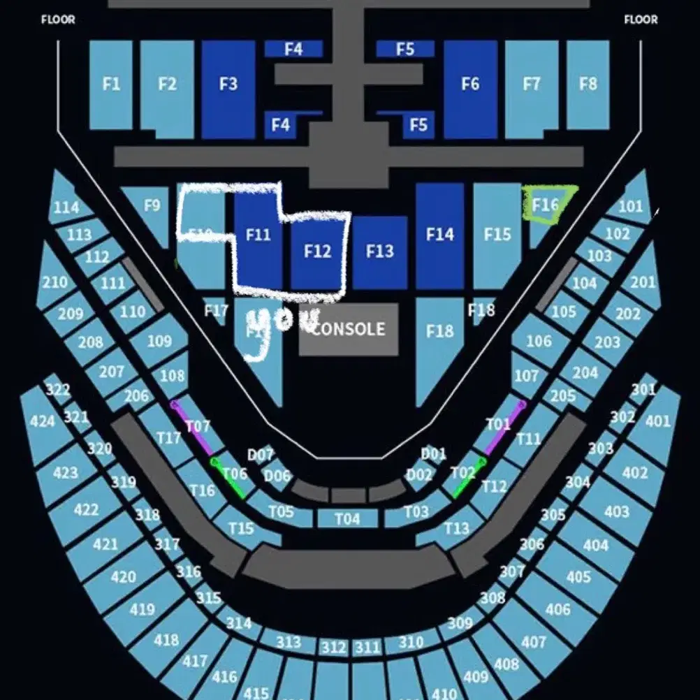 칠콘 막콘 자리 교환 오블 왼블 vip nct 127 콘서트