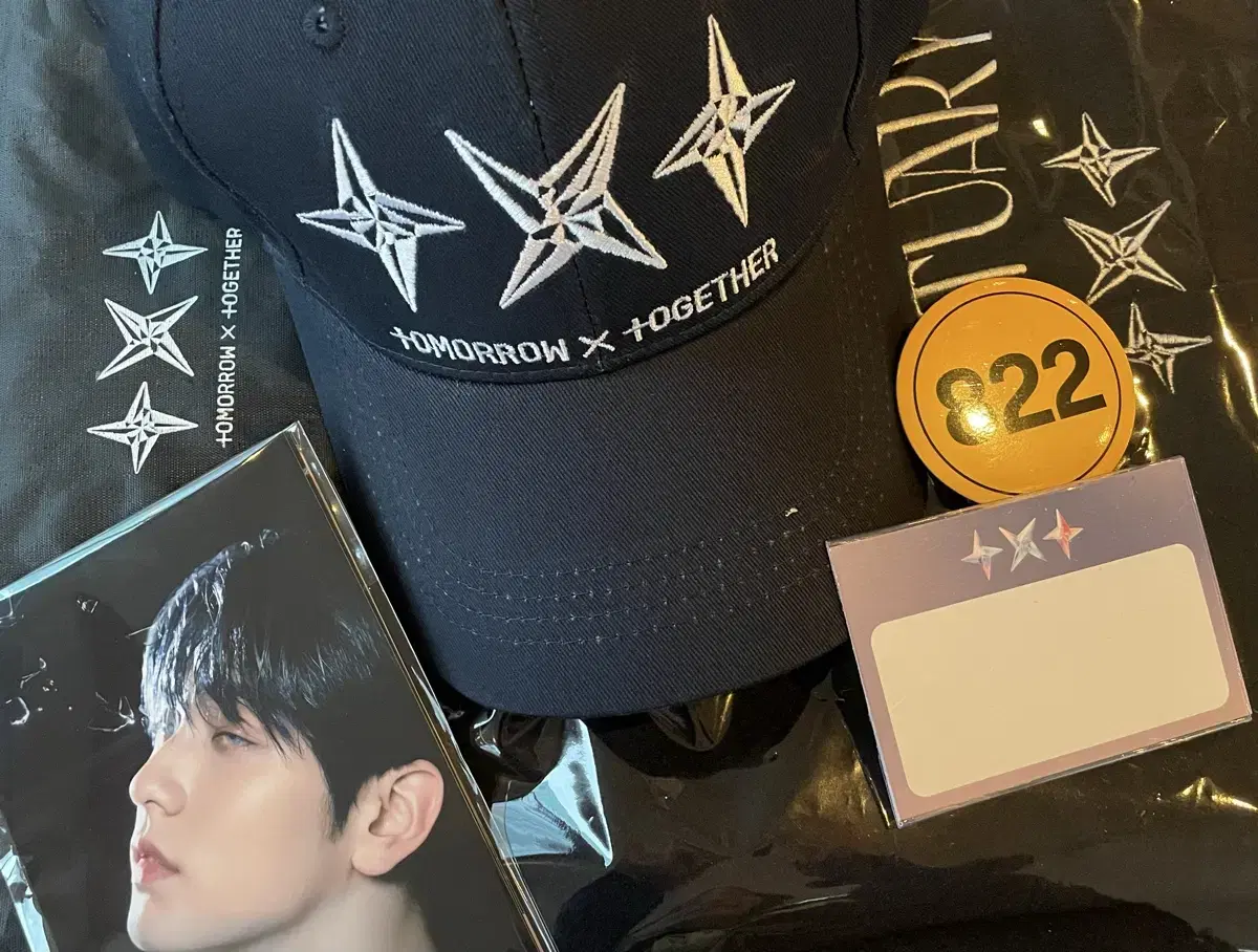 Tubatu txt mucore Reverse Tide Set (shopping bag + postcard + blanket + hat + nametag + badge)