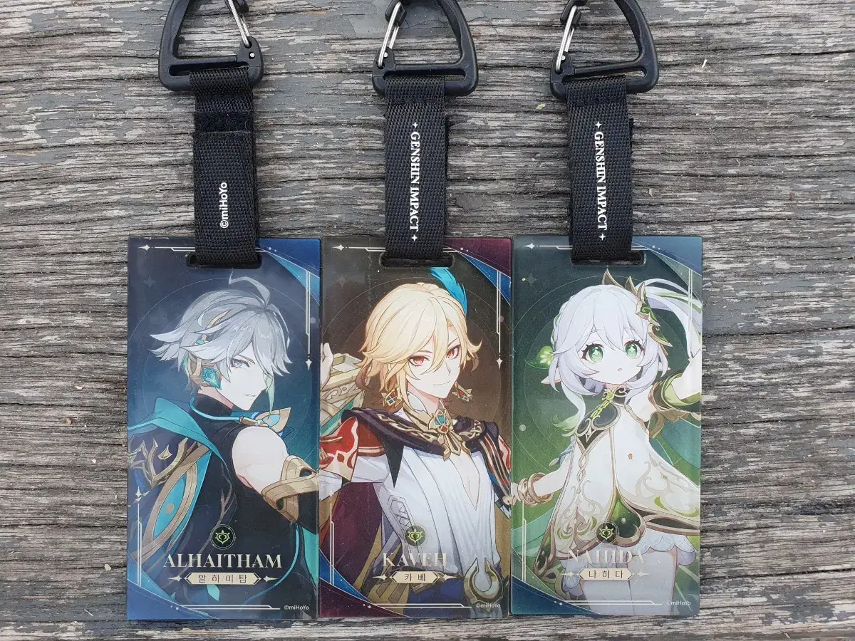 Genshin Impact Cafe Alhaitham Kabe Nahida Karabiner Keyring