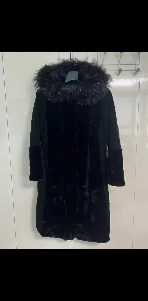 Joy's Raccoon Fur Long Coat