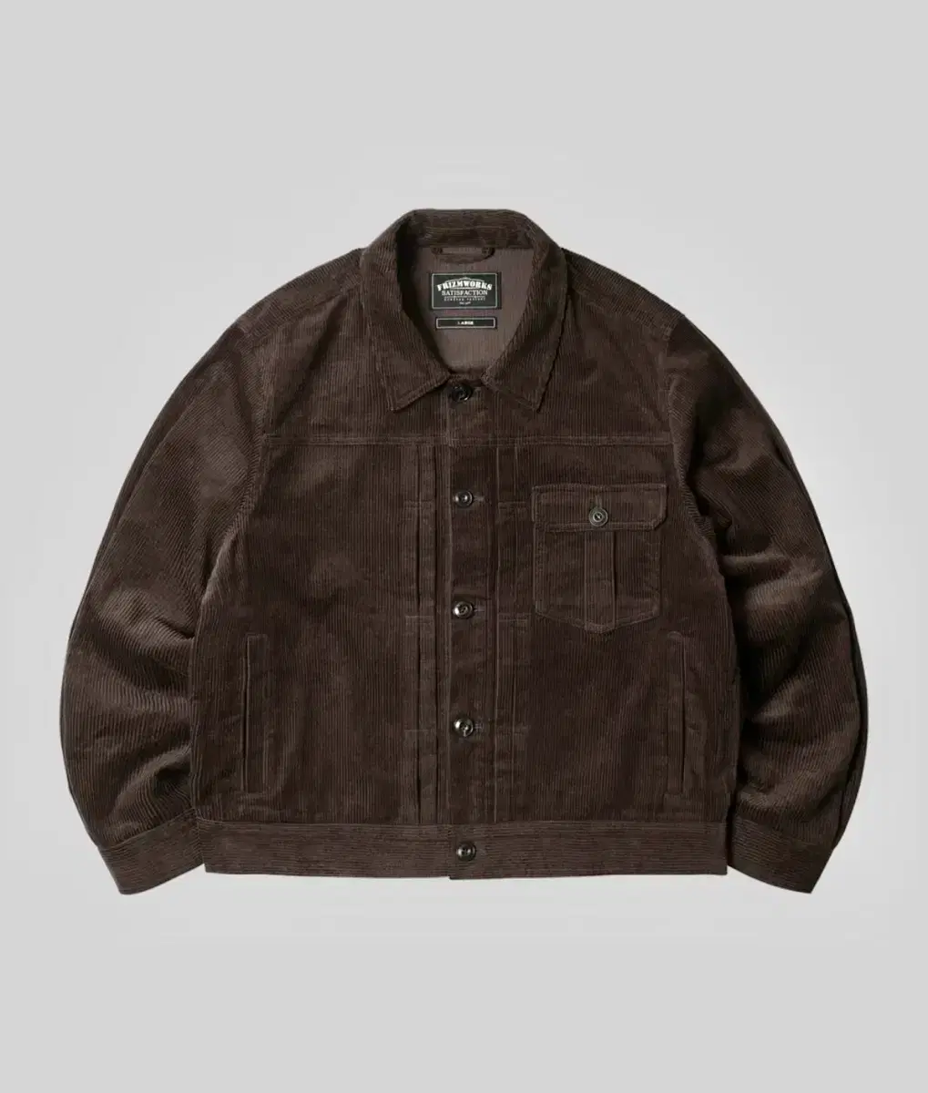 Prismworks Corduroy Trucker Jacket L Large