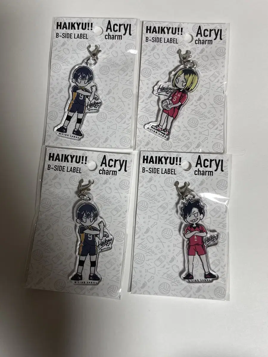 Haikyuu Bisidra Belle keyring Kageyama Kenma Kuroo