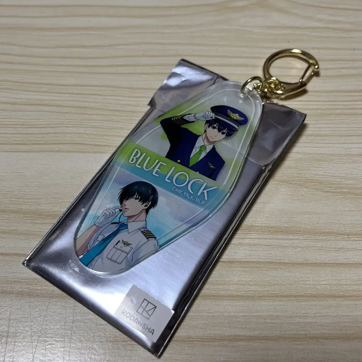 BLUELOCK Pilot Acrylic Keyring - Lean Moving Units