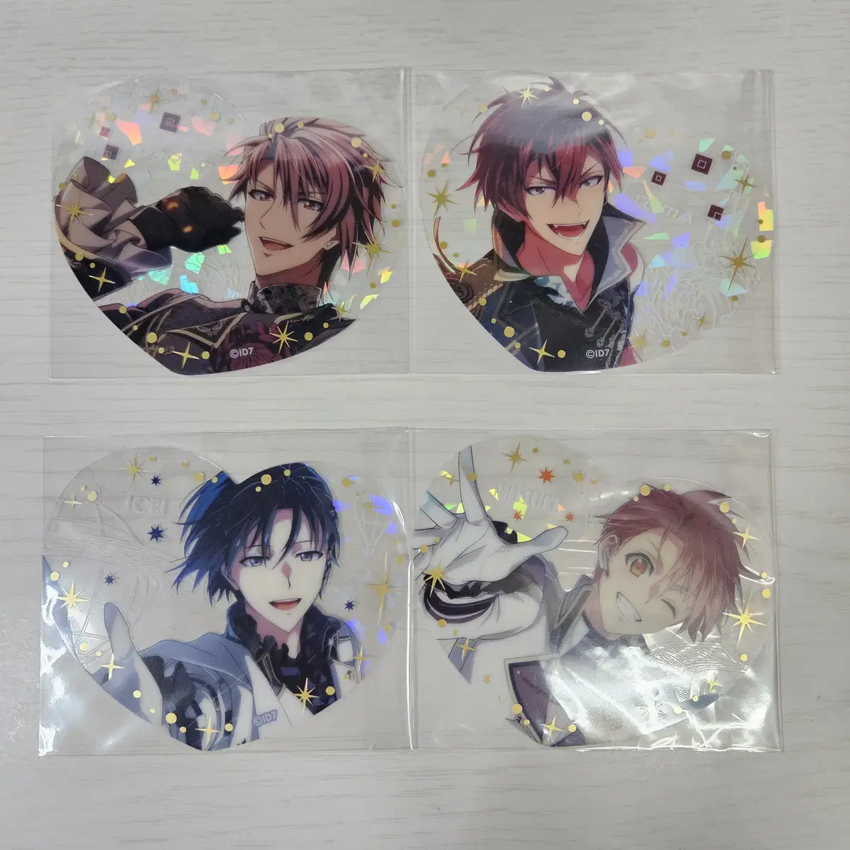 Ainana Picuria Collection Heart Clear Card Toma Torao Iori Mitsuki