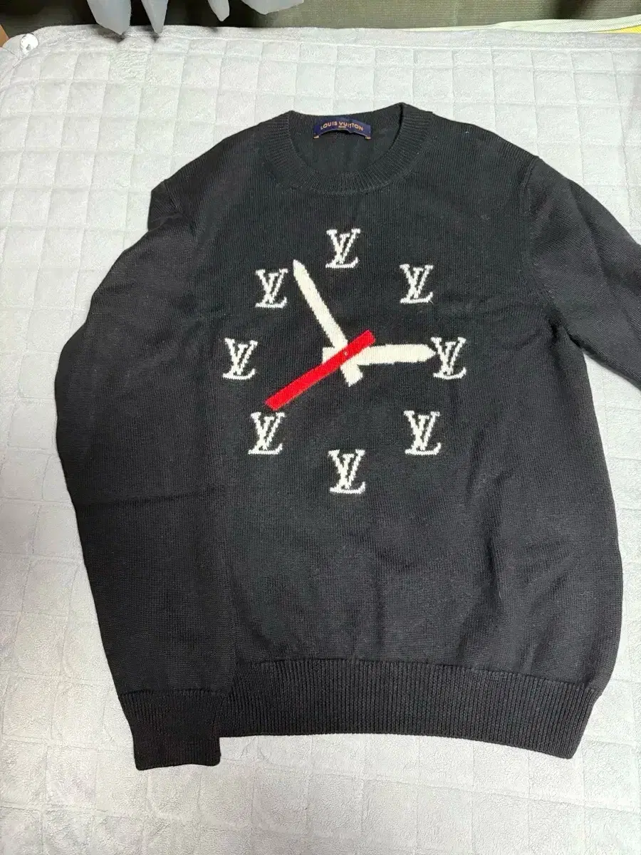 Genuine) Louis Vuitton Intarsia Clark Knit