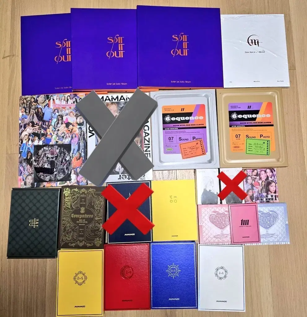 (Bulk.unstanning disposal) mamamoo Albums, benefits,photocards and more !in bulk!