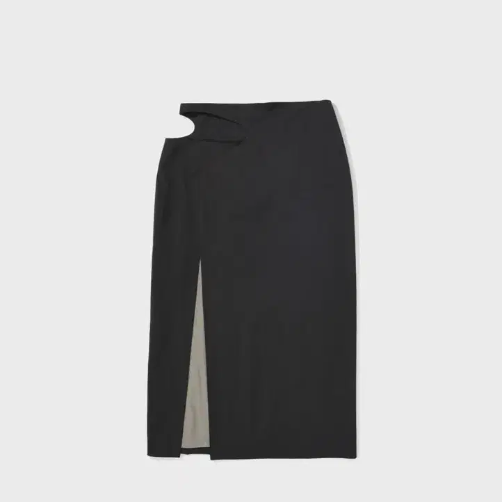 로우클래식Lowclassic CURVE HOLE LONG SKIRT M