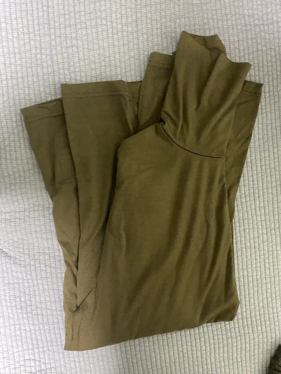 3) Polyester Turtleneck Olive